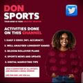The Don's Sports 🥎⚽🏀🏈🌹🎩