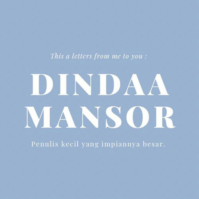 Dindaa Mansor 📓💌