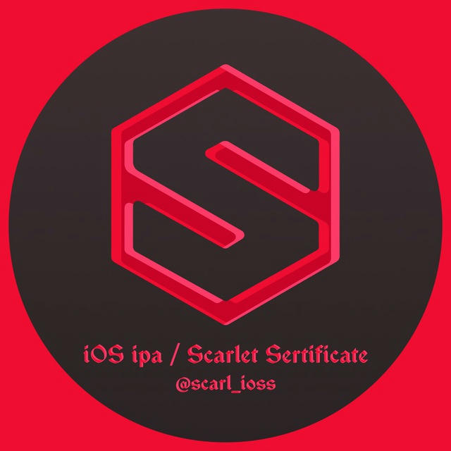 iOS ipa / Scarlet Sertificate