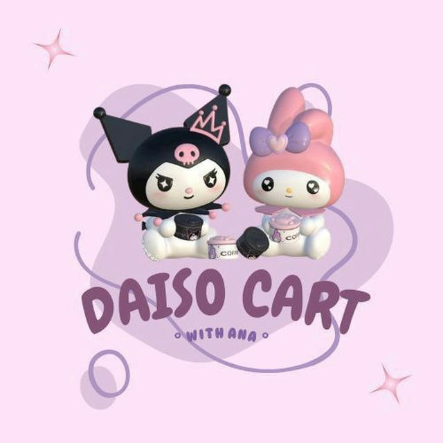 Daiso cart with Ana (>°🩷°<)