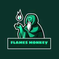 Flames Monkey Channel