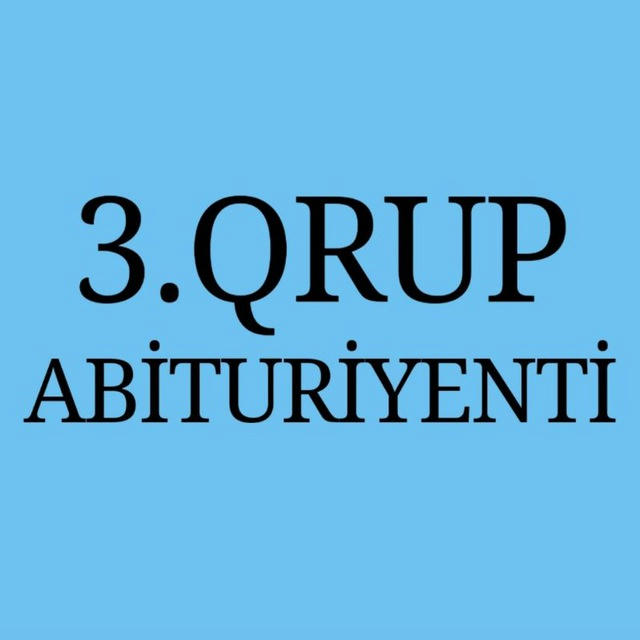 2024-ün 3.qrup abituriyenti.