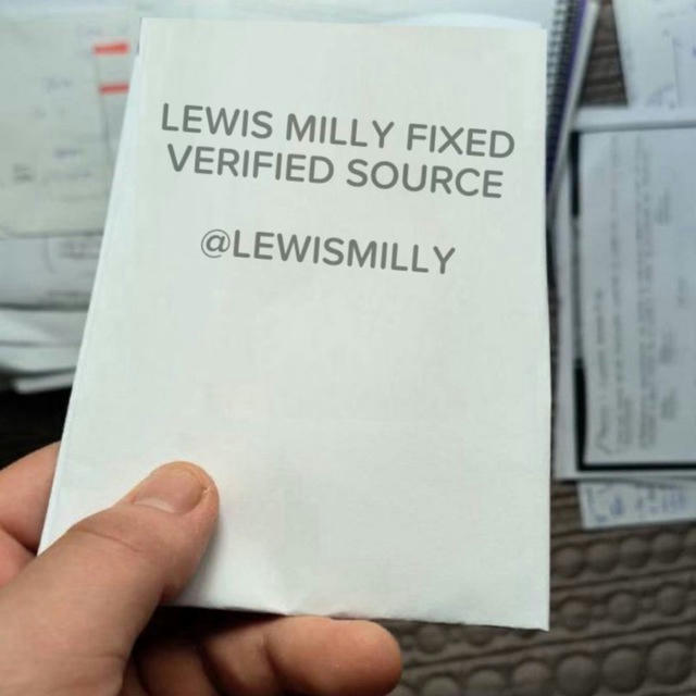 LEWIS MILLY TIPS BET ⚽️
