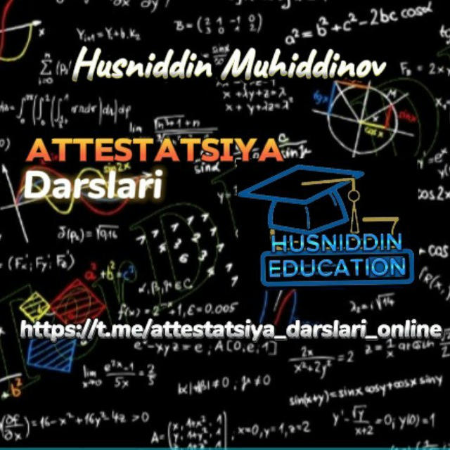 Attestatsiya darslari || Husniddin Muhiddinov