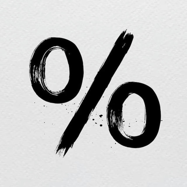 %