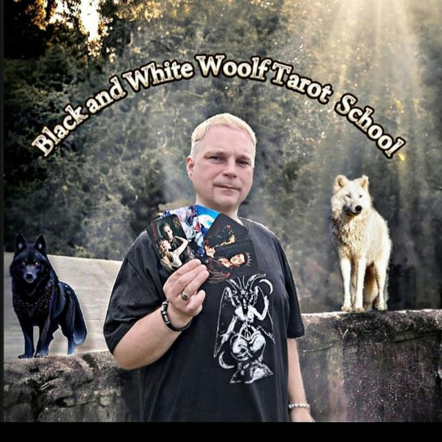 BLACK AND WHITE WOOLF TAROT SCHOOL