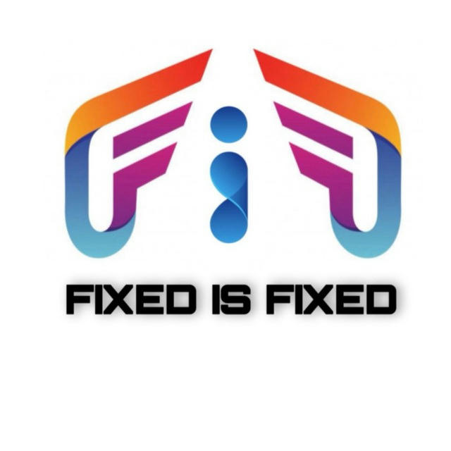 FIXED IS FIXED 🏆