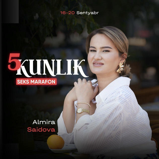 16-20-SENTABR • 5 KUNLIK SEKS MARAFONI