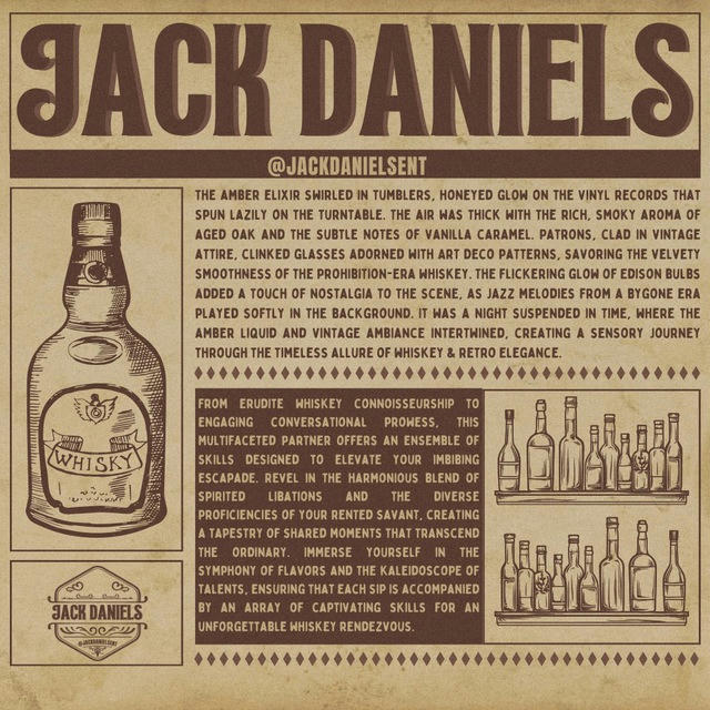 Jack Daniels Ent: HIRTAL + ORDAAAL