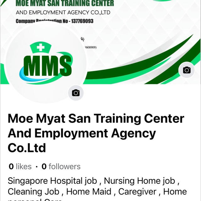 Moe Myat San Training Center Nnd Employment Agency