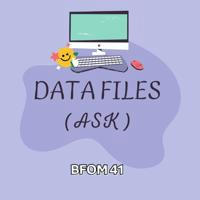 BFOM41 Data Files Ask
