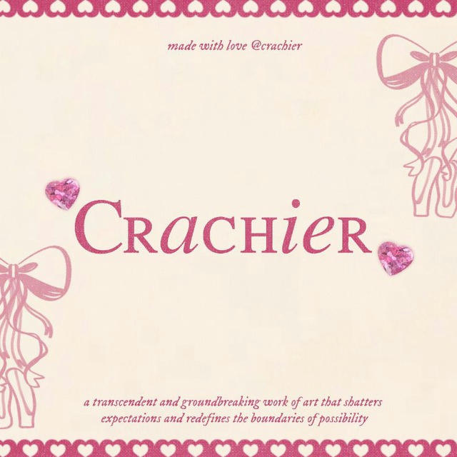 𐙚. crachier ; opened !