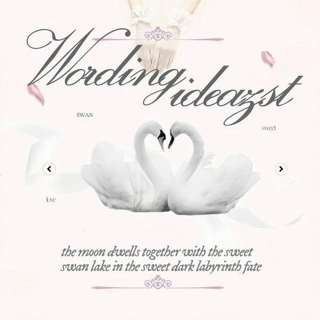 ◌ ׁ ₊ Wording iDeast. ⡇ 🦢♡