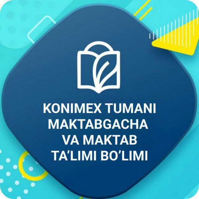 KONIMEX TUMANI MAKTABGACHA VA MAKTAB TA'LIMI BO'LIMI