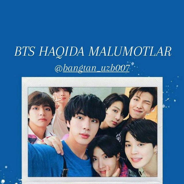 BTS HAQIDA MALUMOTLAR