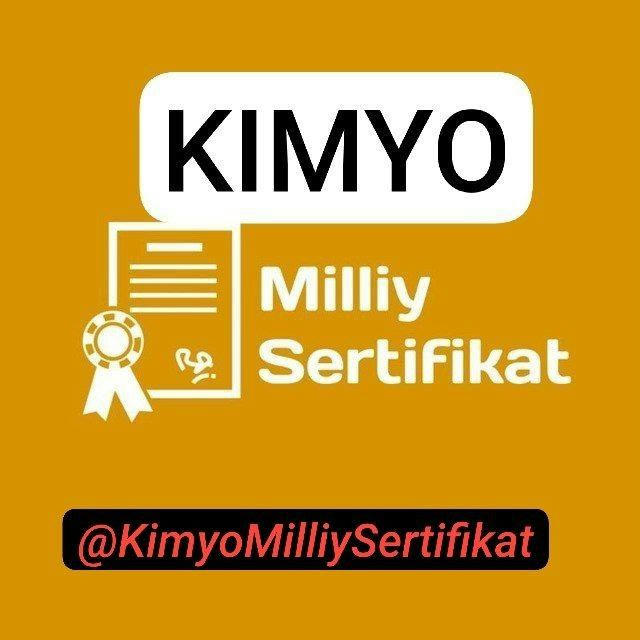 KIMYO Milliy Sertifikat