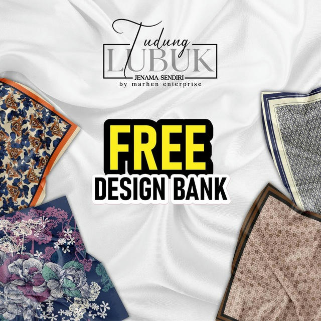 Lubuk Printing Tudung Design Bank