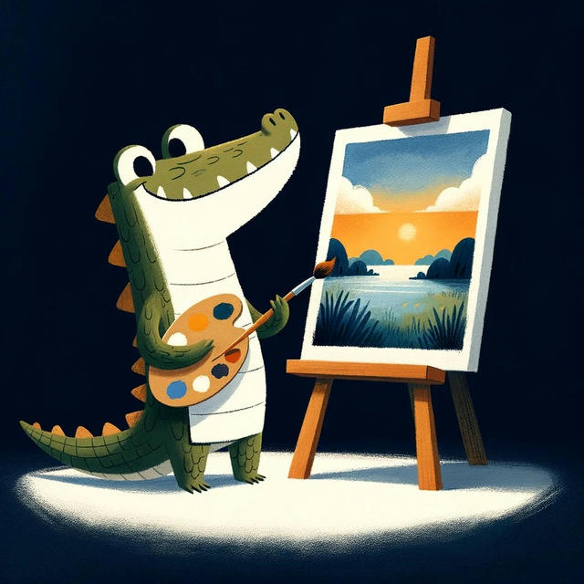 Рисунки Крокодила