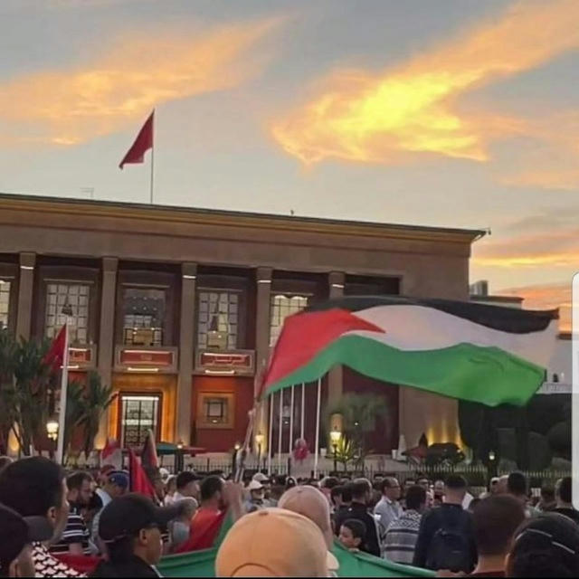 Moroccans with Palestine 🇲🇦🇵🇸