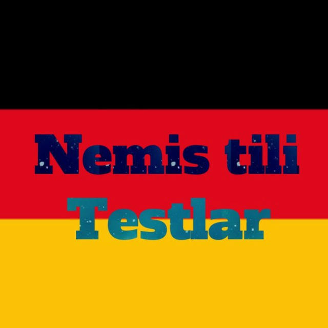 🇺🇿 Nemis tili 🇩🇪 || Quiz testlar 📝