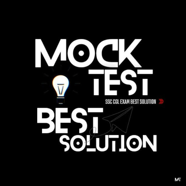 MOCK TEST BEST SOLUTION ⚡❣️