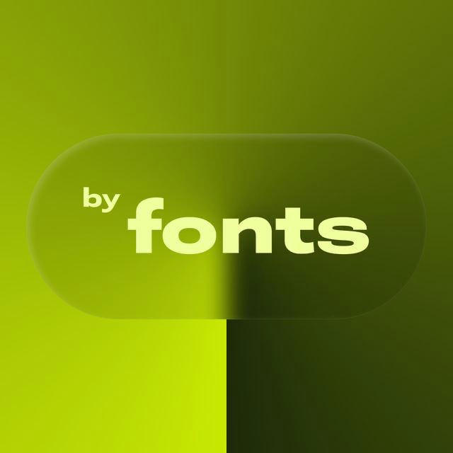 by fonts