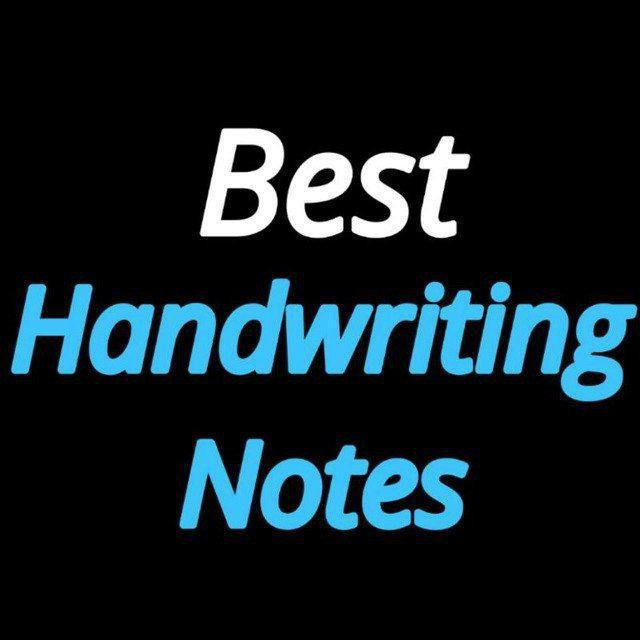 Best Handwritten Pdf notes™
