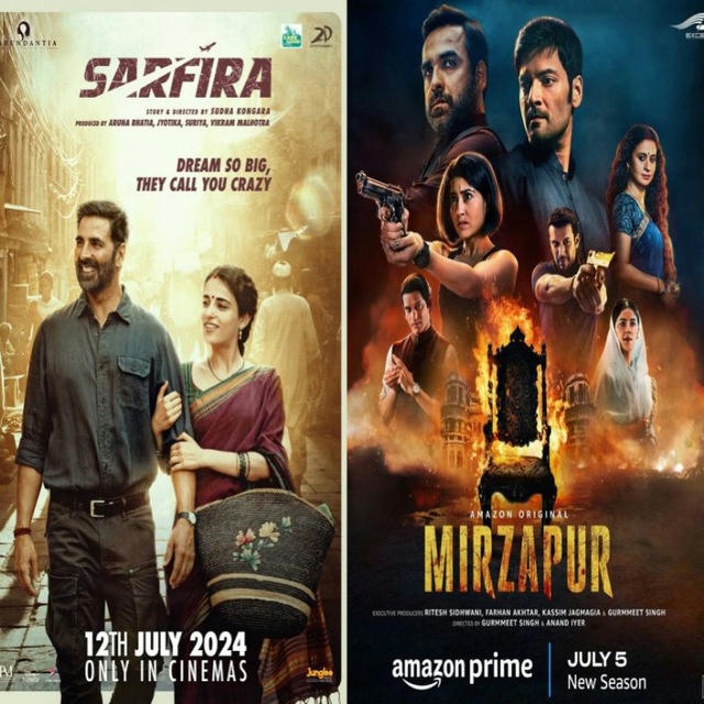 Mirzapur 3 • Kalki • Sarfira • Hindustani 2