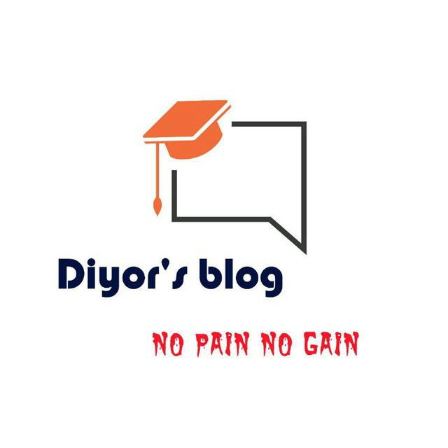 Diyorbek's blog