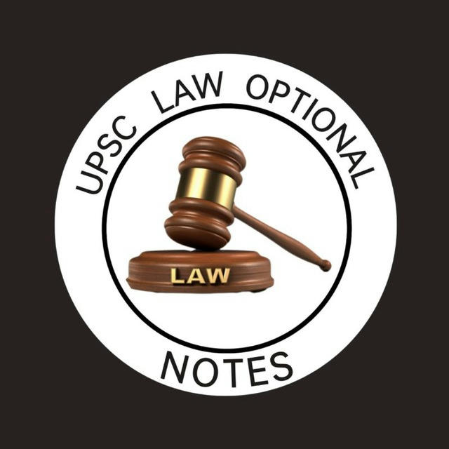 UPSC LAW Optional Notes