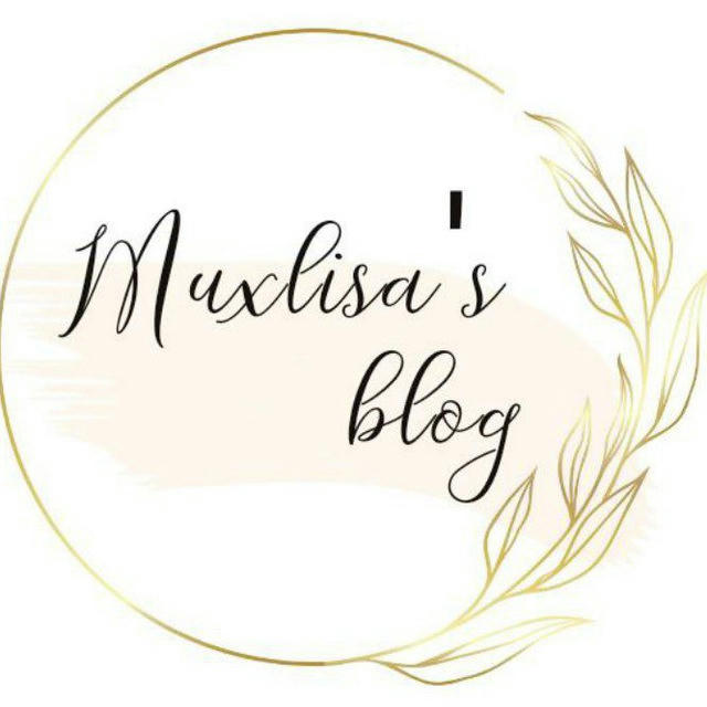 Muxlisa's blog