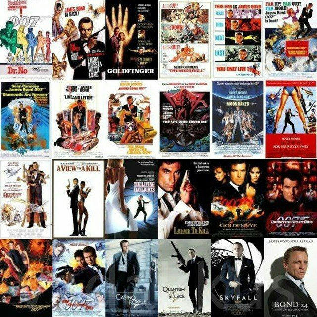 ဂျိမ်းစဘွန်း James Bond Movies Collection