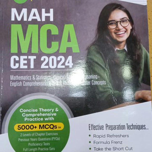 MHT CET MCA PREP 2024