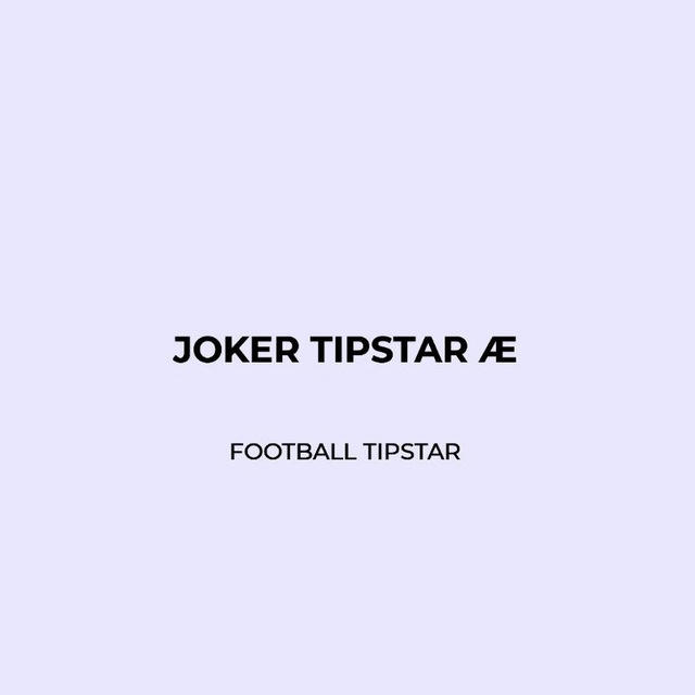 Joker Tipstar A 2 🇲🇲🇲🇲🇲🇲