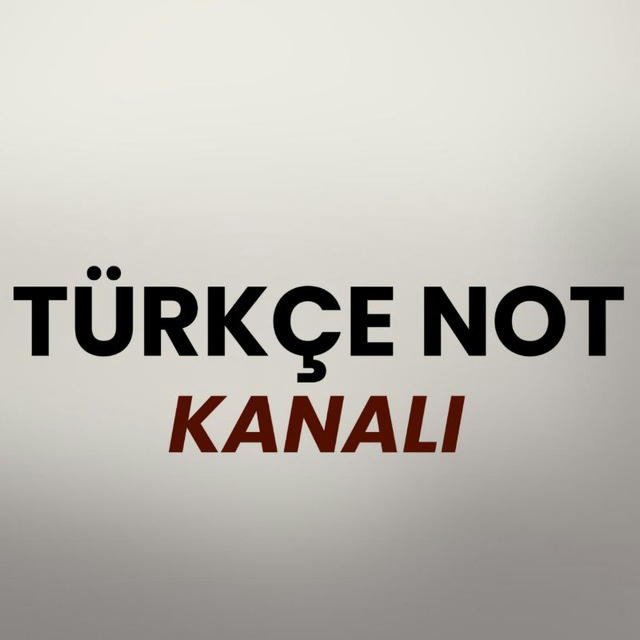 Türkçe Not