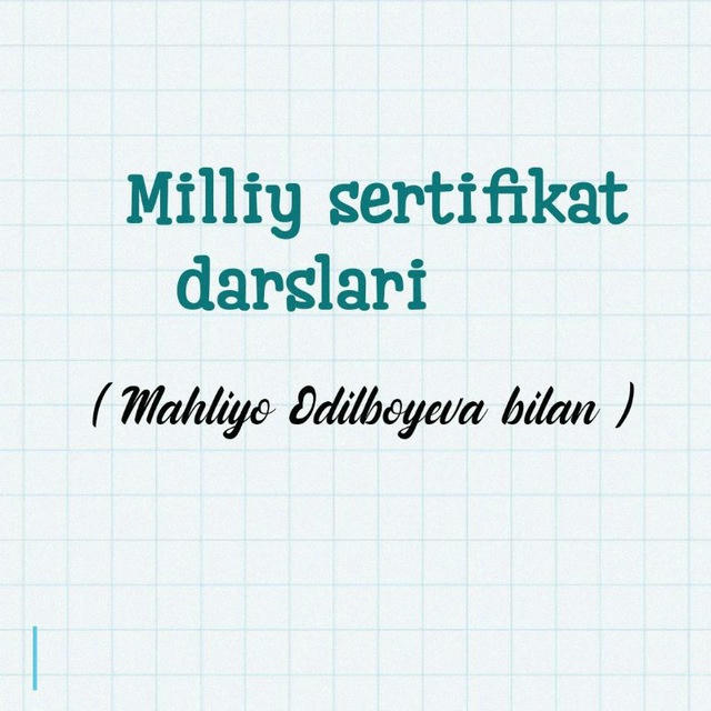 Milliy sertifikat: ona tili