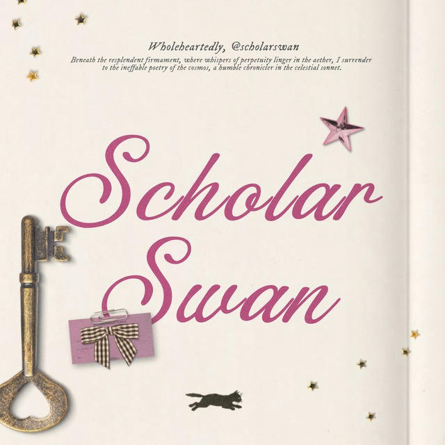 Scholarswan! ♥️