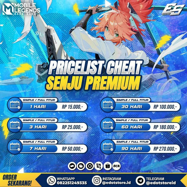 CHEAT MOBILE LEGEND SENJU PREMIUM