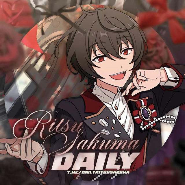 daily ritsu sakuma ☽︎︎.*·̩͙