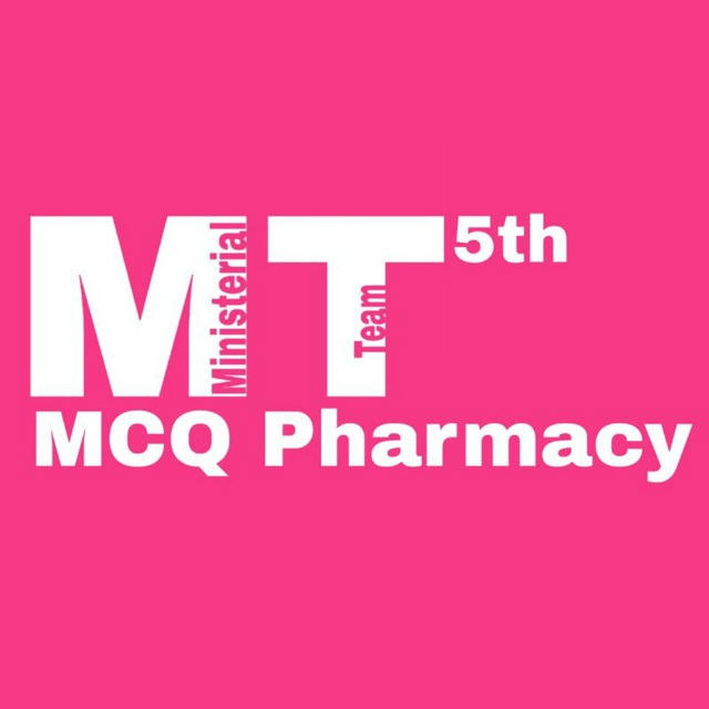 MT MCQ 5th Pharmacy | الفريق الوزاري