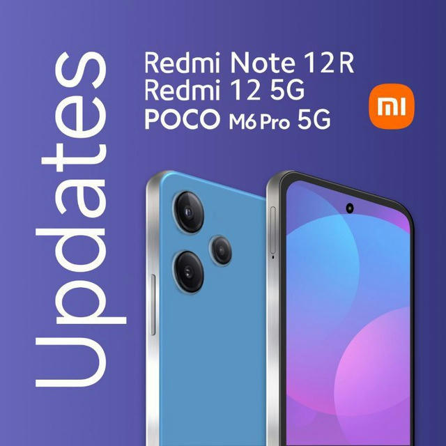 Redmi 12 5G | Poco M6 Pro | Redmi Note 12R | Updates