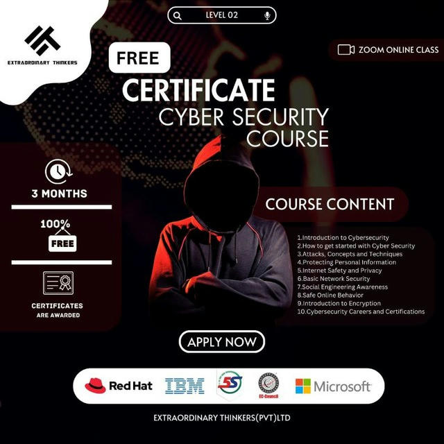 ♥️LEVEL 02 | CERTIFICATE CYBER SECURITY COURSE♥️