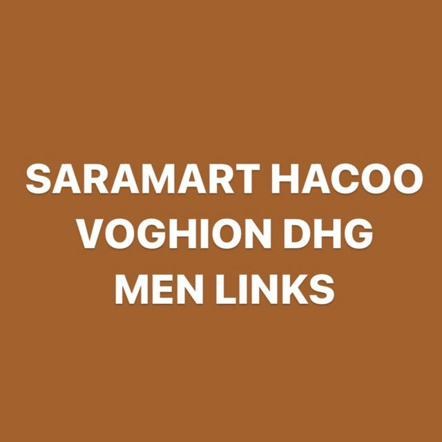 SARAMART HACOO VOGHION DHG MEN LINKS