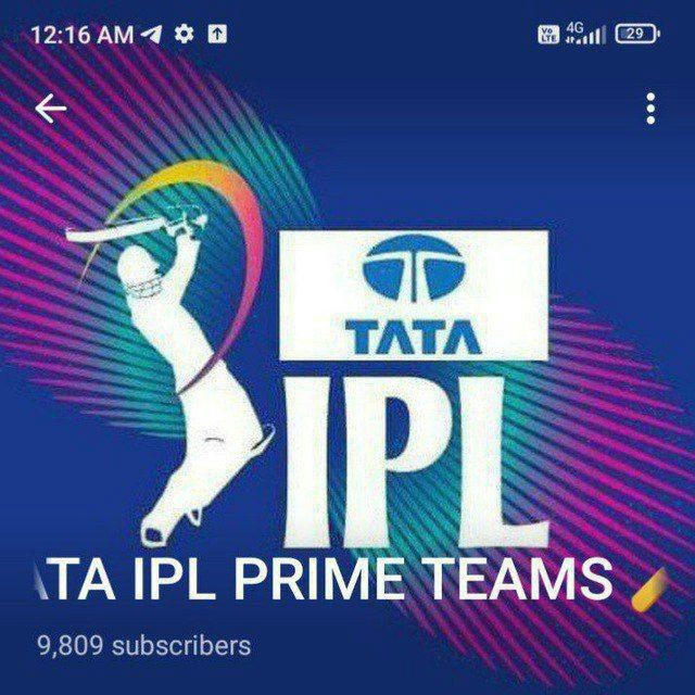TATA IPL PRIME DREAM 11 TEAMS (REAL)