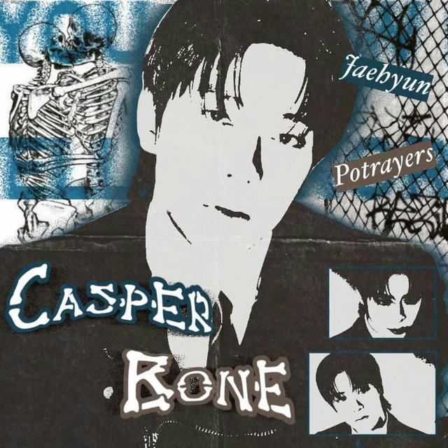 ❨ .. ／ Bones form a skull, gathering in the gothic house | “CASPER BONE” [REST] 💀