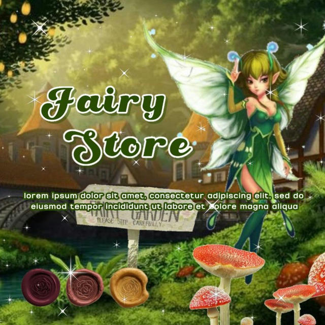 Fairy shop — Open