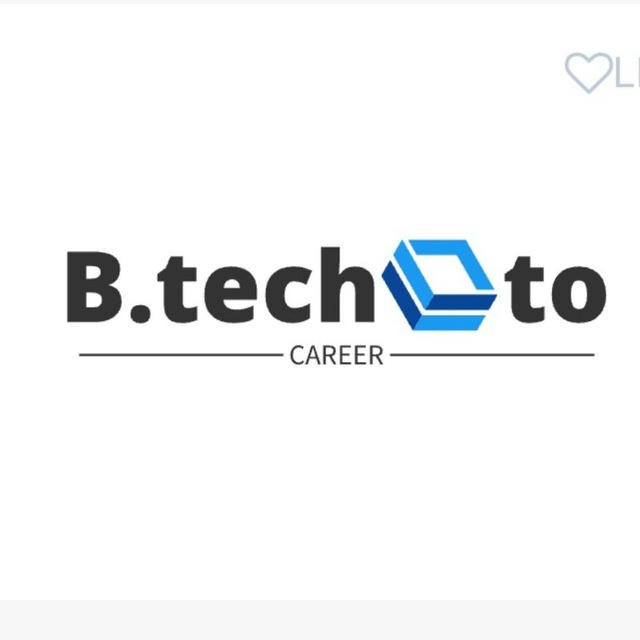 B.tech to Career