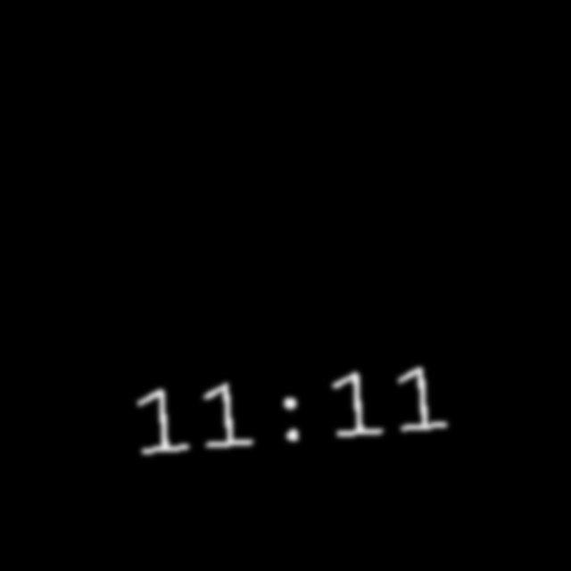 🖤 11:11