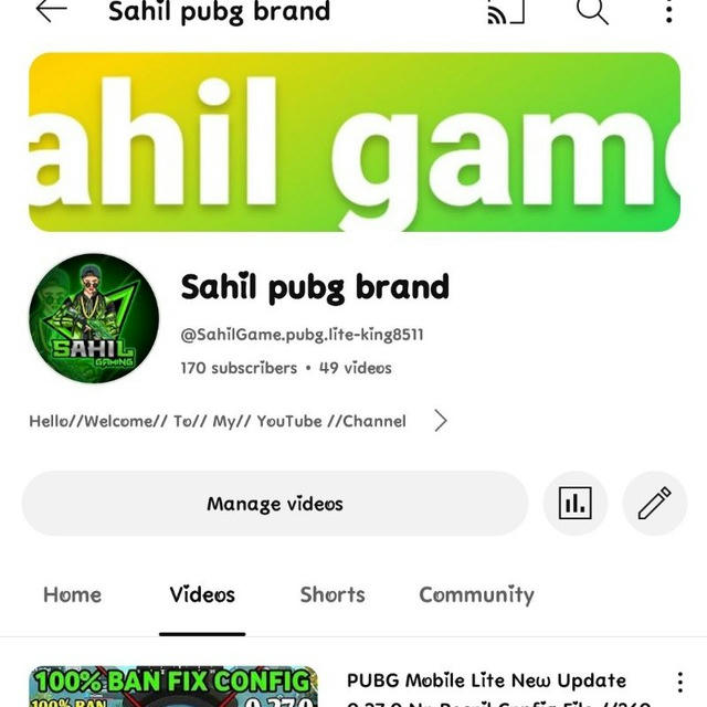 Sahil pubg brand all config file