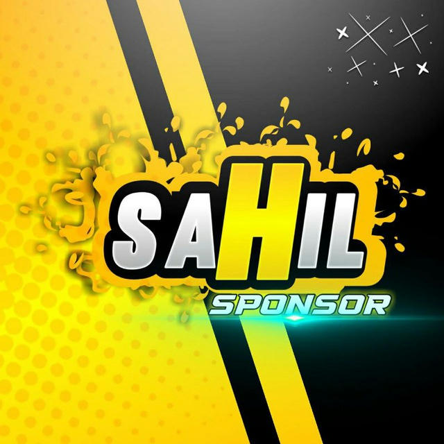 Sahil sponsor 😎